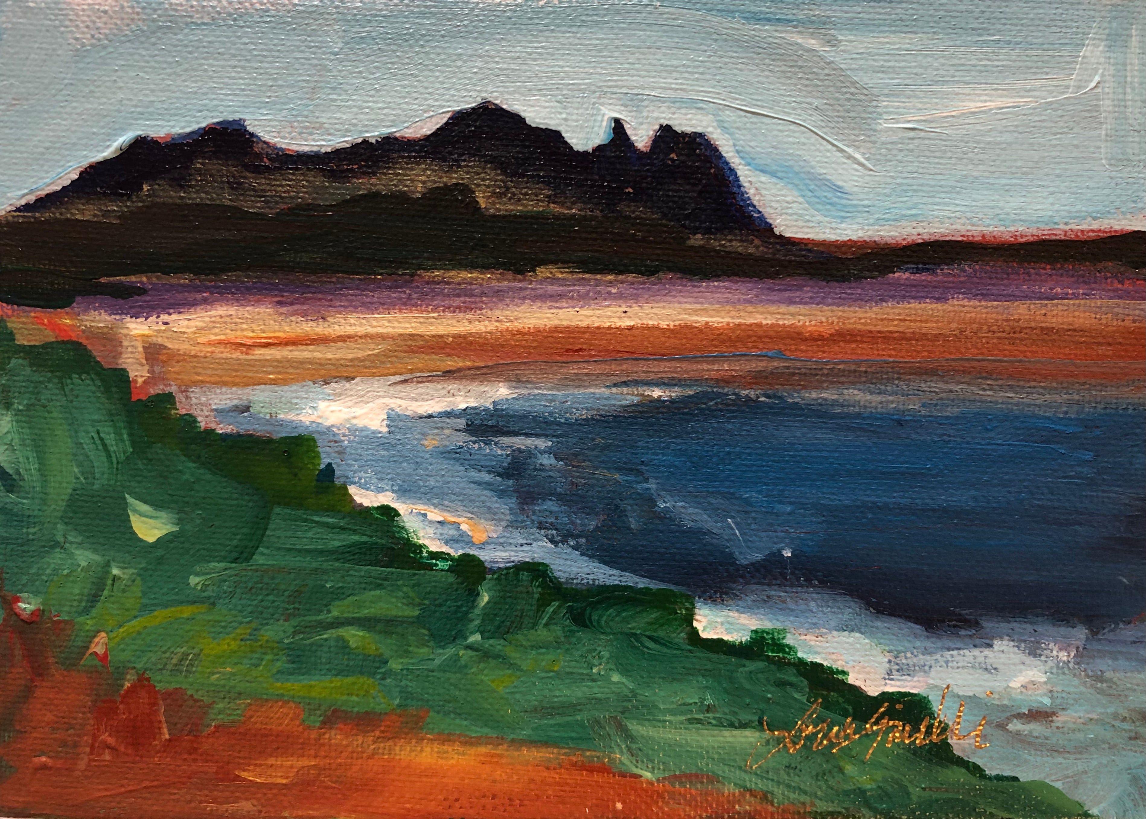 Halawa Valley, Molokai 6”x6